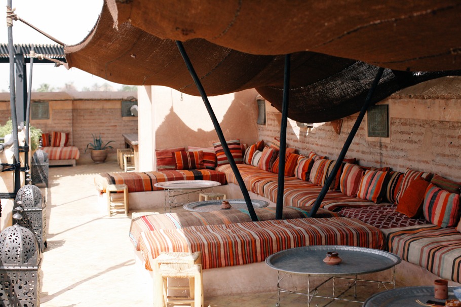 Le riad El Fenn pour découvrir l'art du Maroc 8 Terrasse- riad El Fenn - Maroc