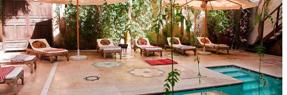Le riad El Fenn pour découvrir l'art du Maroc Piscine - riad El Fenn - Maroc