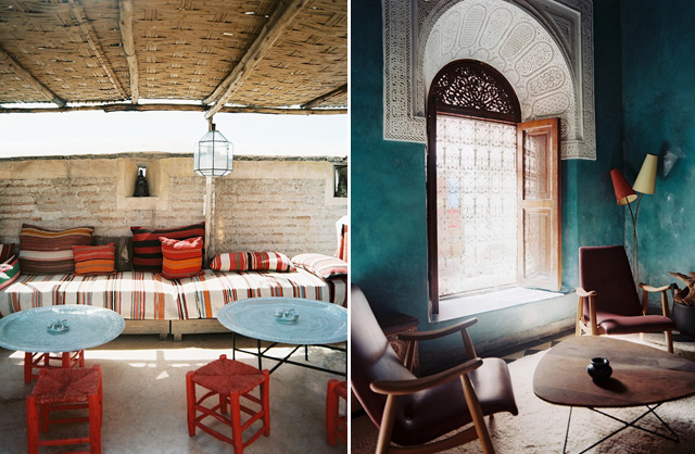 Le riad El Fenn pour découvrir l'art du Maroc 8 Terrasse - riad El Fenn - Maroc