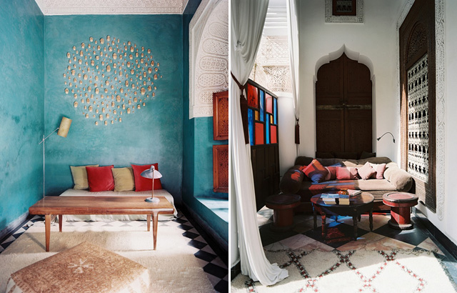 Le riad El Fenn pour découvrir l'art du Maroc Salon - riad El Fenn - Maroc