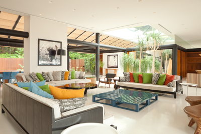 Salon intérieur à Rio de Janeiro 