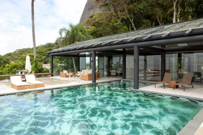 Piscine et maison à Rio de Janeiro 