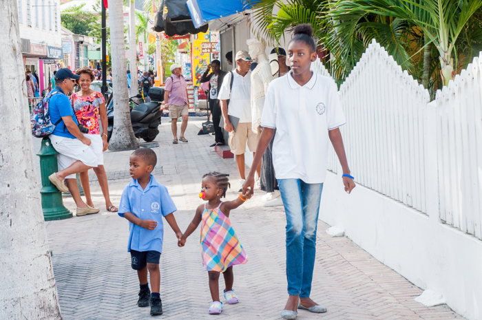 Costa Croisière : Arrivée à Saint Martin 17 Une famille - Saint Marteen - costa croisières
