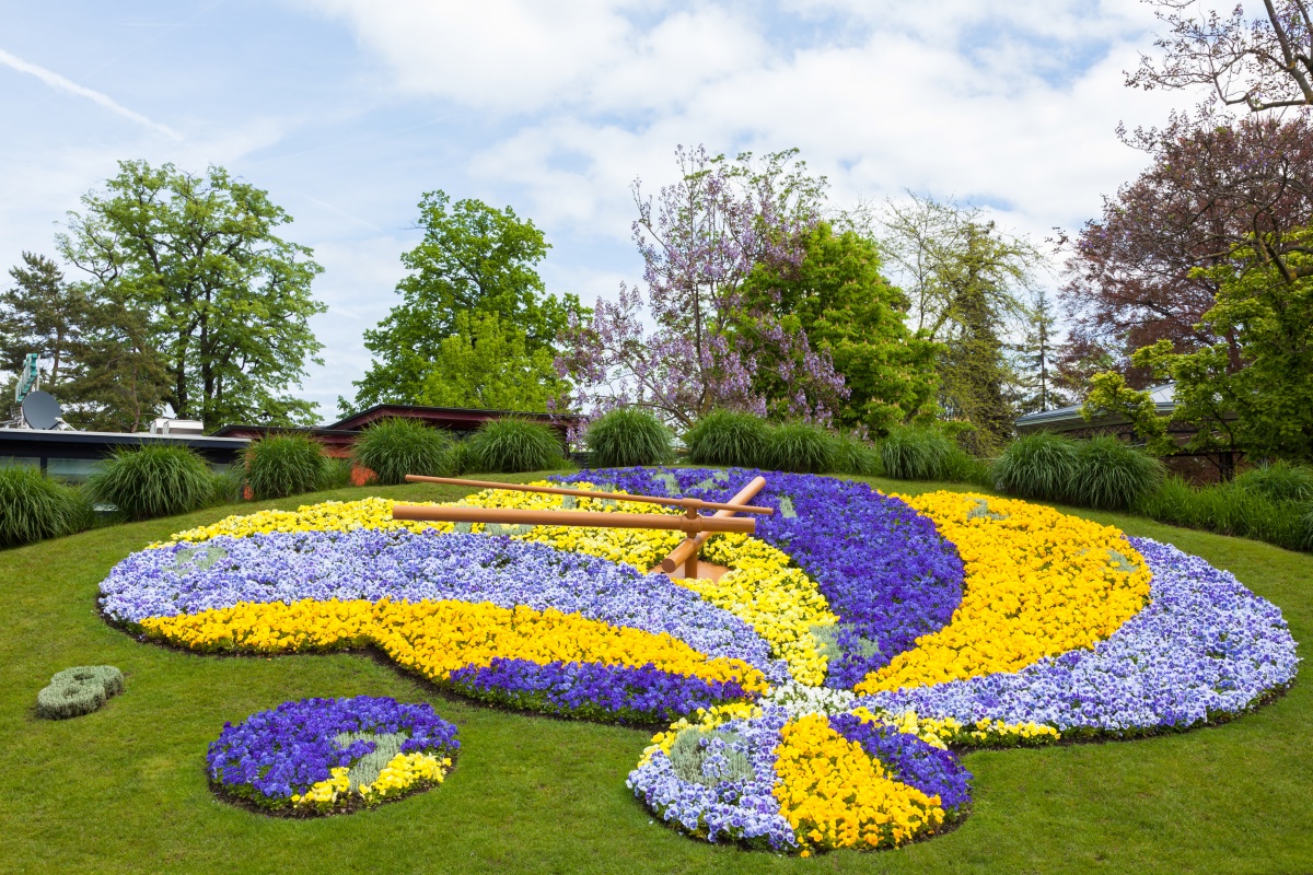 Prendre le temps à la Suisse 3 Horloge de fleurs - Prendre le temps à la Suisse