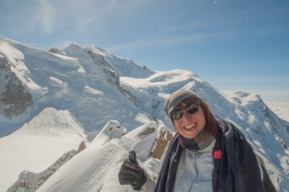 Face à nous, le Mont Blanc 1 Mont Blanc 1