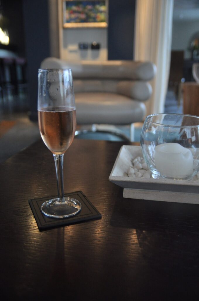 Une petite coupe de champagne pour se détendre