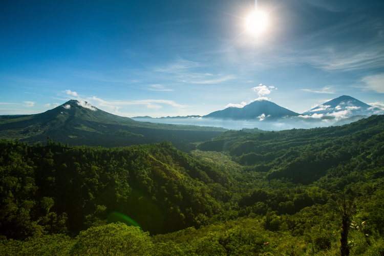 A Ubud sur le mont Batur lors d'un séjour Bali A Ubud sur le mont Batur lors d'un séjour Bali