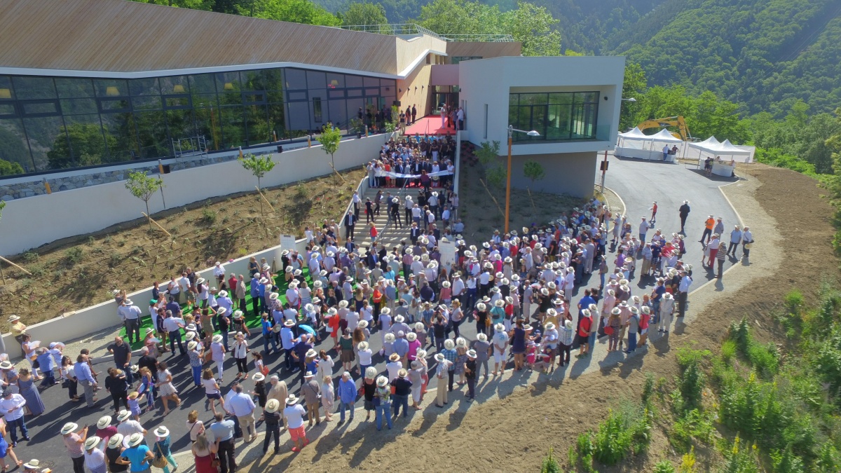 Beaucoup de monde - inauguration de la vallée de la vésubie