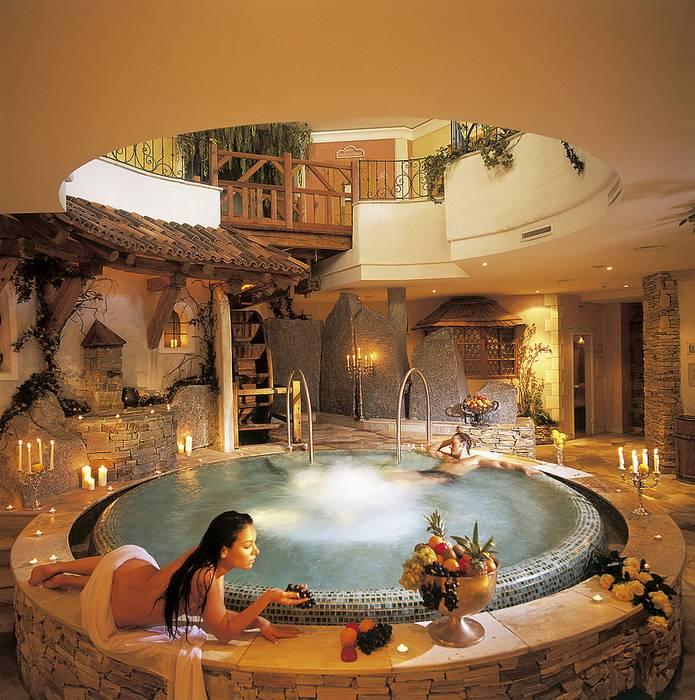 Voyage dans la vallée de Stubai en Autriche 6 Jaccuzzi au Jagdhof Spa - Hôtel - Autriche