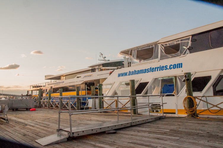 Arrivée en ferry - Harbour Island - Bahamas