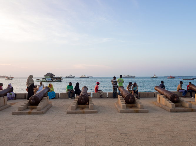 Voyage à Zanzibar Stone Town, sur le front de mer