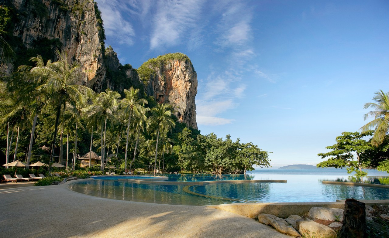 La piscine commune du Rayavadee Resort