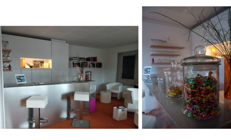 Le bar du Café offre un bel espace aéré au Grand Hôtel du Golfe Le bar du Café offre un bel espace aéré au Grand Hôtel du Golfe