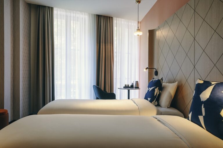 La chambre twin de l'hôtel Greet