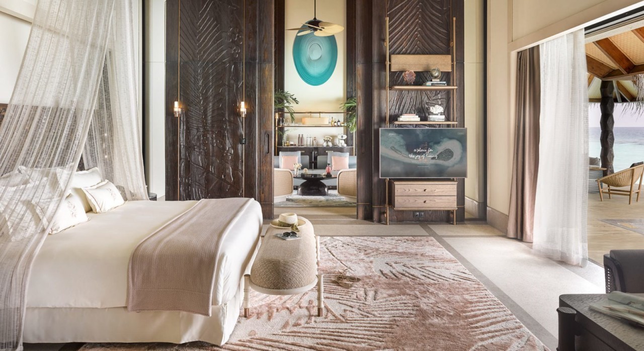 A l'intérieur de la suite où on était
