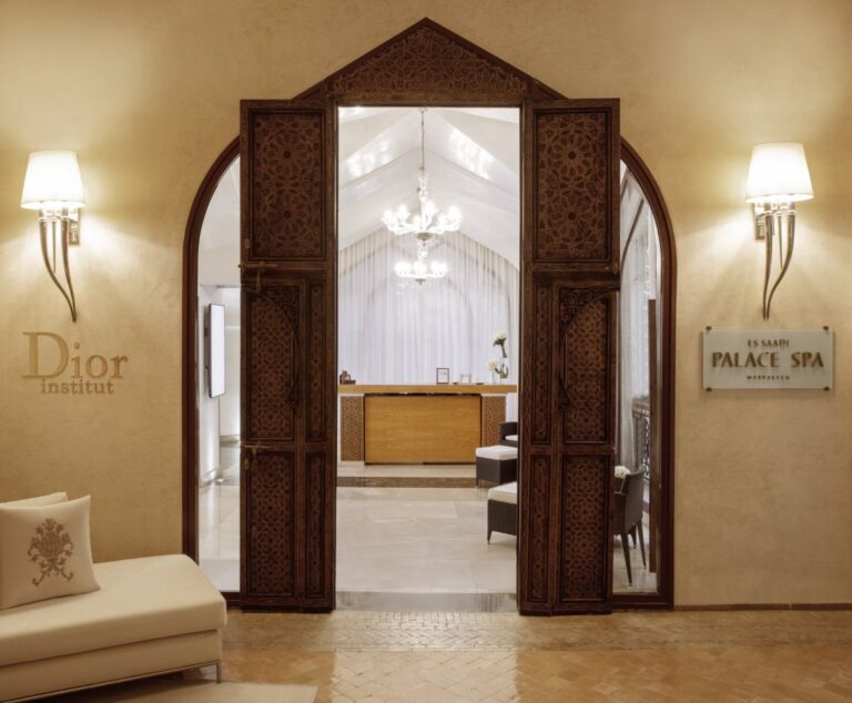 L'entrée du spa Dior