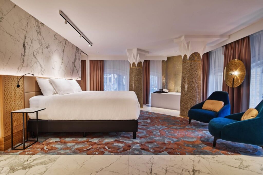 Une chambre Hard Rock Hôtel à Amsterdam