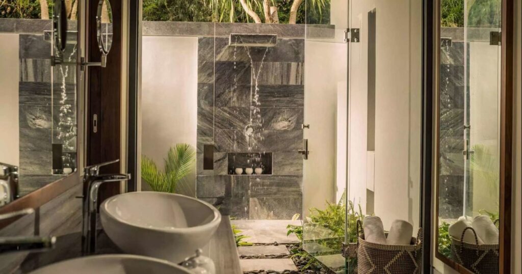 Douche extérieure Anantara Vietnam Douche extérieure Anantara Vietnam