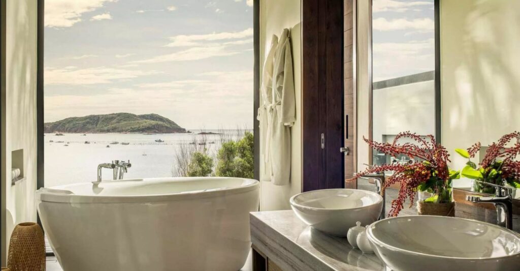 Salle de bain de l'Anantara Vietnam Salle de bain de l'Anantara Vietnam