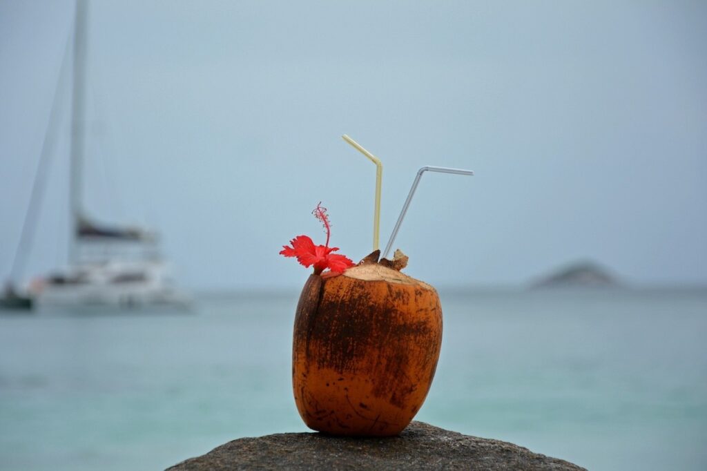 Un cocktail sur la plage Un cocktail sur la plage