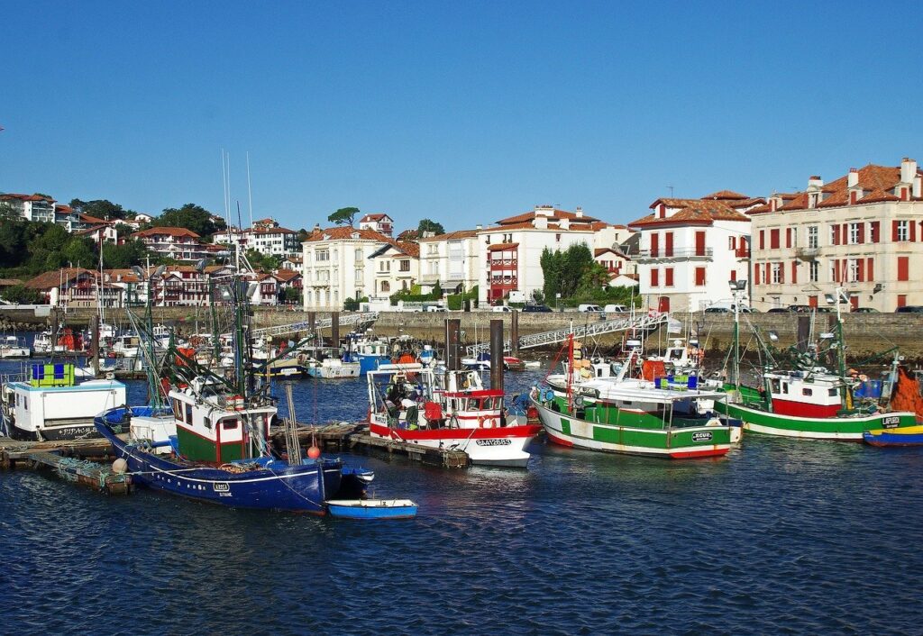 Le port de St Jean de Luz Le port de St Jean de Luz