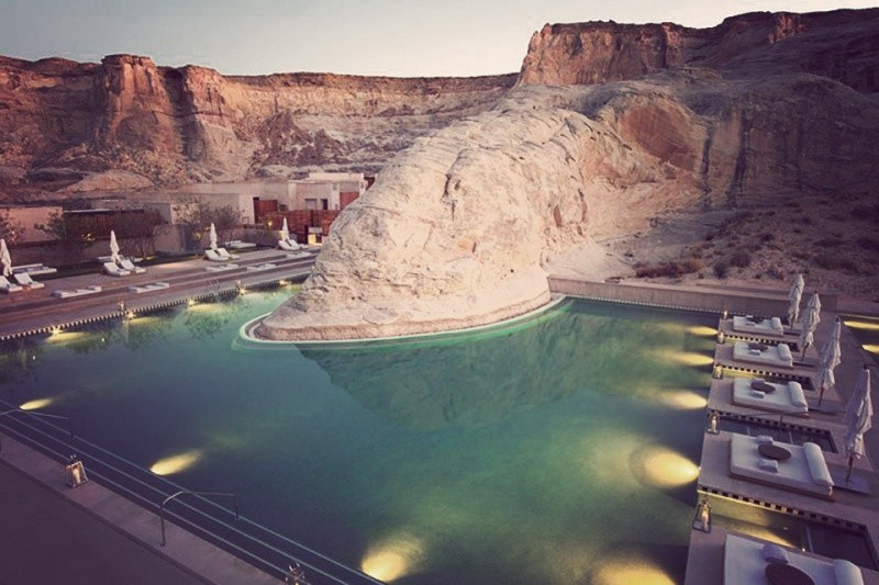 Piscine hôtel Amangiri USA