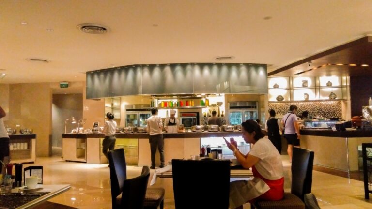 Buffet hôtel luxe Intercontinental Bangkok petit déjeuner
