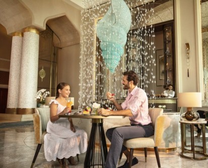 Présentation du buffet petit déjeuner hôtel Atlantis The Palm