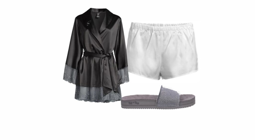 Short en soie