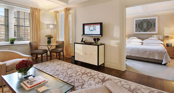 Dans la suite présidentielle du Mark Hotel à New York Dans la suite présidentielle du Mark Hotel à New York