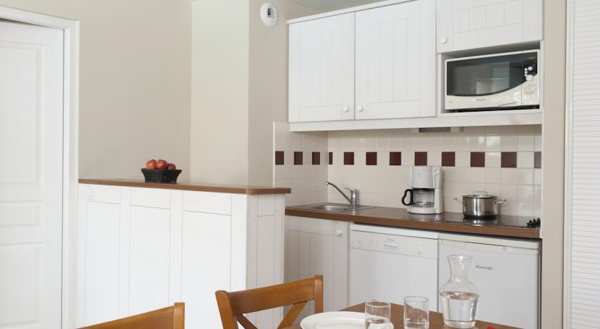 Le coin cuisine de l'appartement Pierre et Vacances