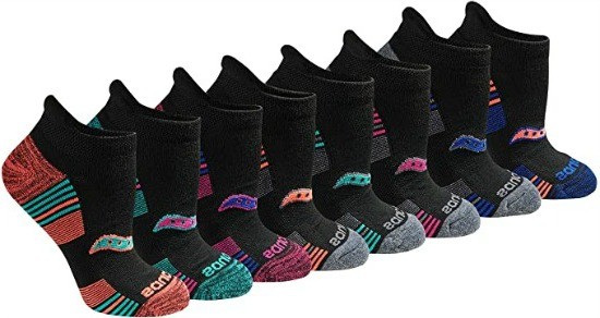 Chaussettes de randonnée athlétiques Saucony pour femmes Chaussettes de randonnée athlétiques Saucony pour femmes