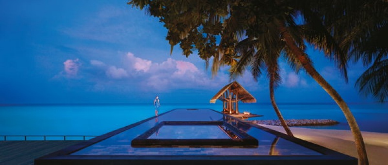 Hôtel Maldives piscine
