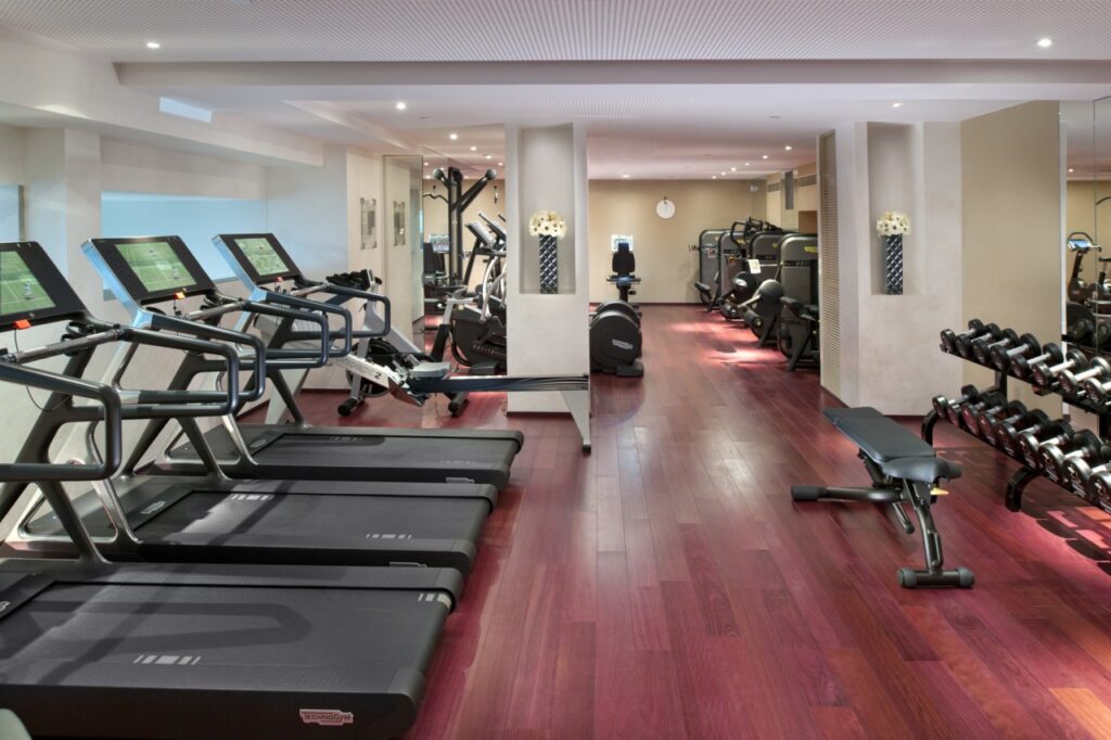 La salle de fitness du Spa Mandarin Oriental Paris La salle de fitness du Spa Mandarin Oriental Paris