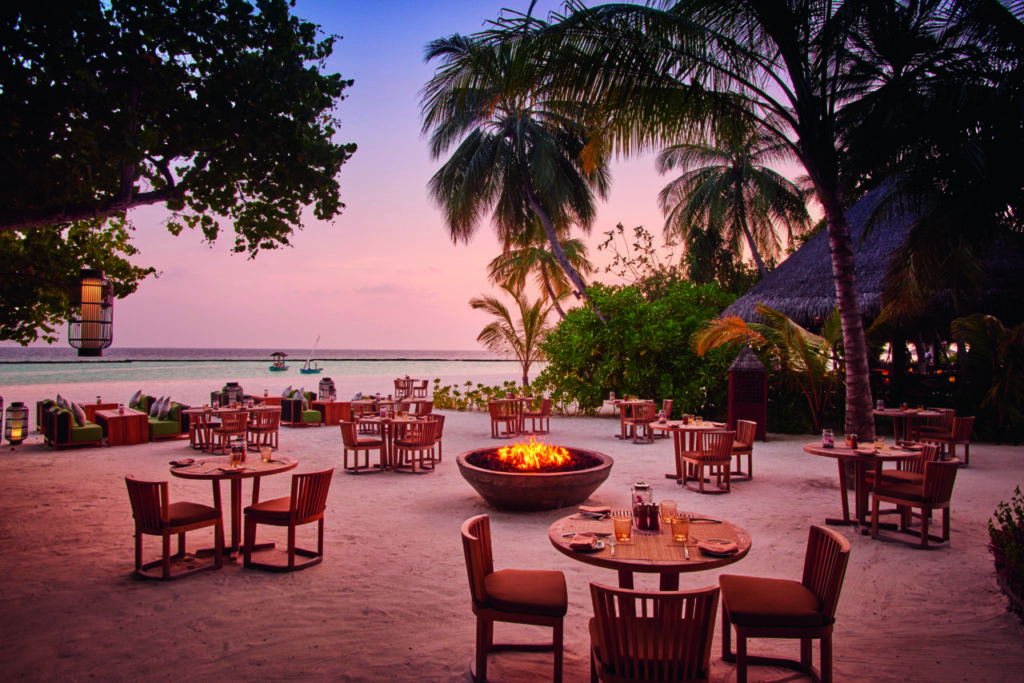 constance Halaveli : le restaurant