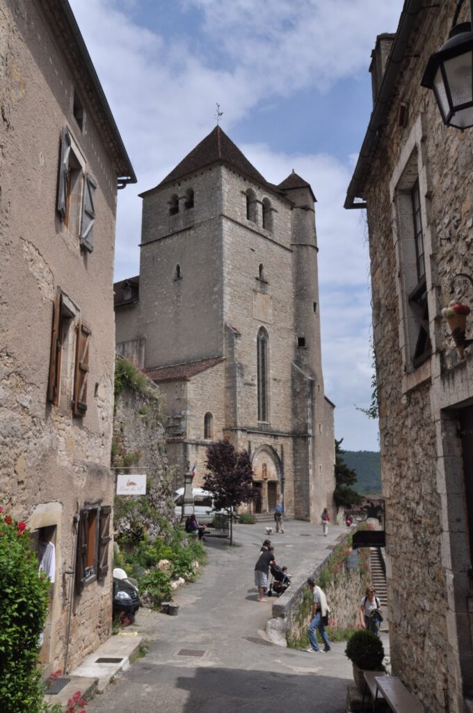 L'église de Saint Cirq-Lapopie