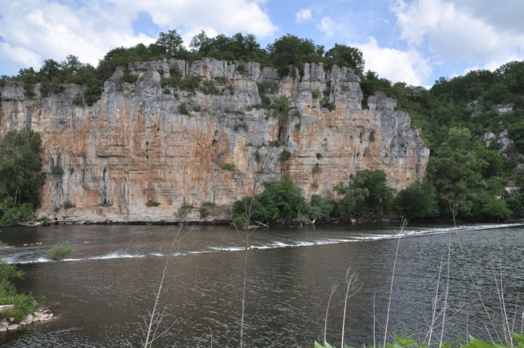 Les falaises de la vallée du Lot