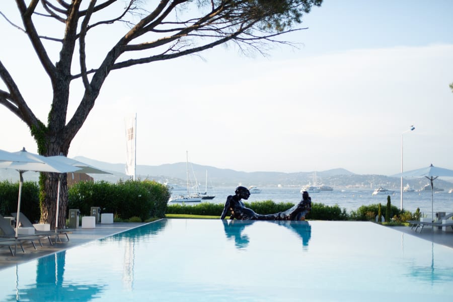 De la piscine du Kube Hôtel