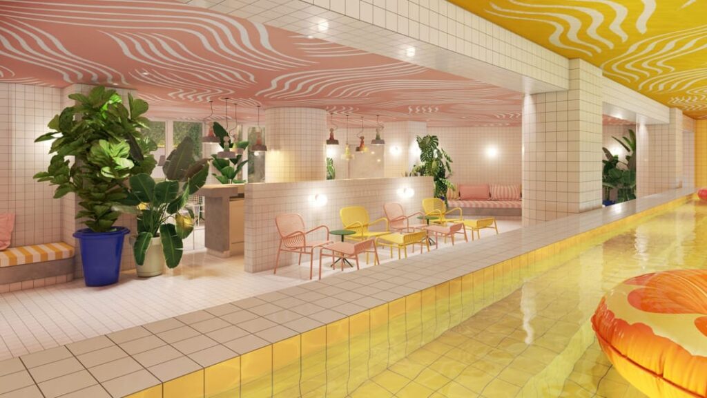 La piscine du Mama Roma