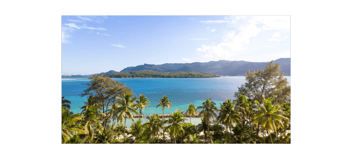 vue anse île Sainte-Anne Club Med Seychelles océan Indien