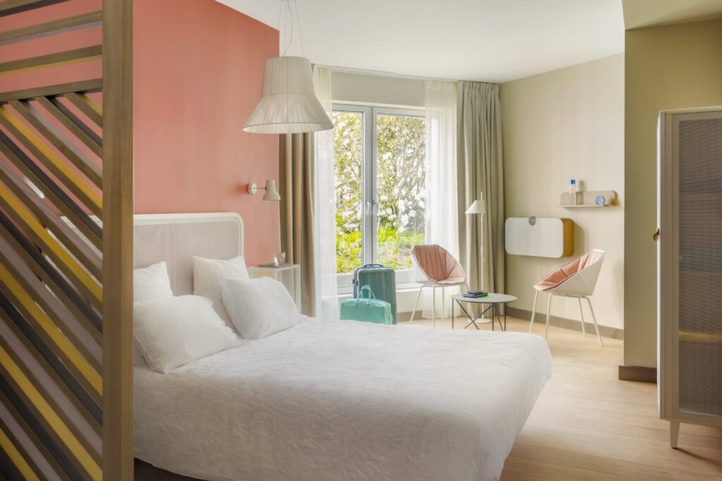 Dans la nouvelle version des chambres OKKO Hôtel