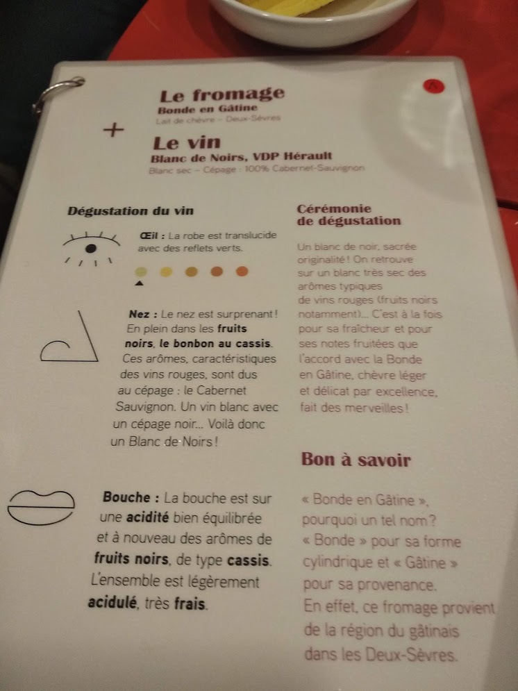 Fiche explicative du vin