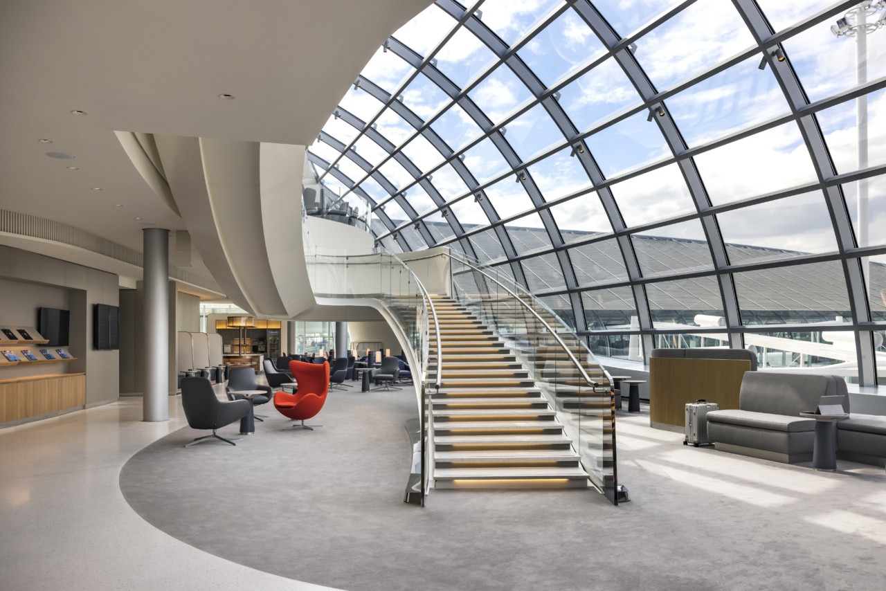 Nouvel espace Air France à Roissy : salon rénové