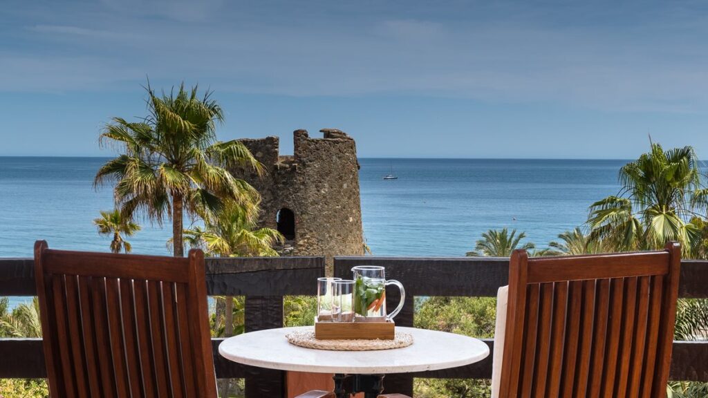 Sur la terrasse