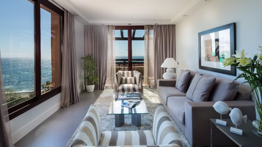 Dans la suite del Mar du Kempinski Hôtel Bahia