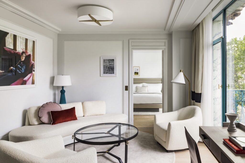 Dans la chambre du Kimpton Hôtel Saint Honoré