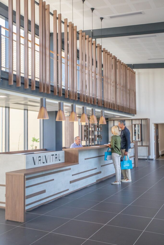 L'accueil du centre Valvital