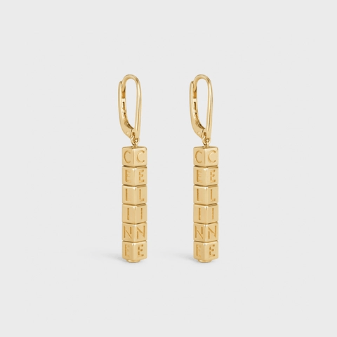  Grande boucle d'oreille en or (sur modèle) | Céline