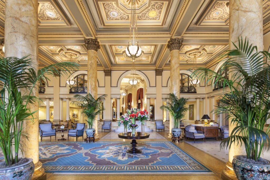Le lobby de l'Intercontinental Willard - Washington DC