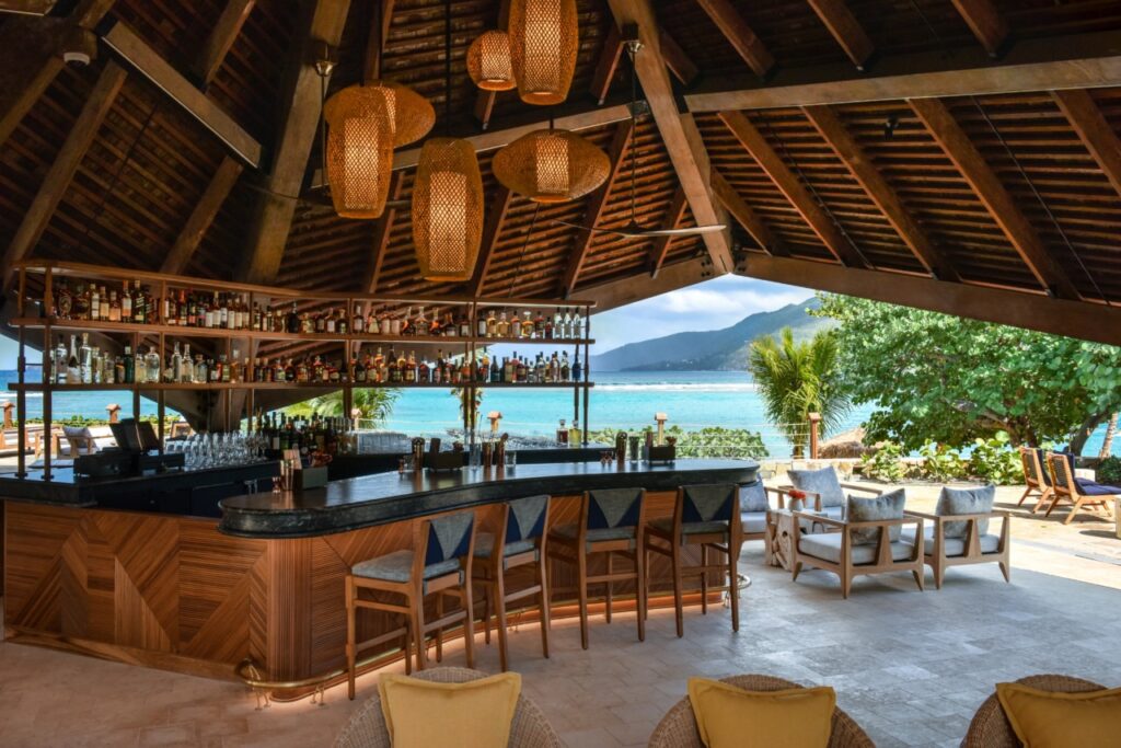 un bar lounge pour profiter des îles vierges britanniques